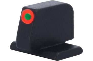 Image of AmeriGlo Smith &amp; Wesson Pistol Front Sight, Green Tritium Orange Outline FRONT .378in H .125in W, Smith &amp; Wesson, SW-212-378-O