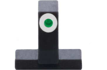 Image of AmeriGlo Smith &amp; Wesson Pistol Front Sight, Green Tritium White Outline FRONT .378in H .125in W, Smith &amp; Wesson, SW-800-378