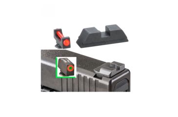 Image of Ameriglo Special Combinations Complete Night Sight Sets - For Glocks, Black, Green/Orange/Black
