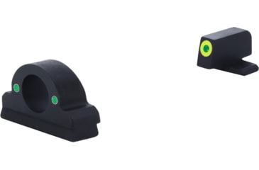 Image of AmeriGlo Springfield Ghost Ring Sight, Green Tritium LumiGreen Outline FRONT, Green Tritium REAR, Springfield, XD-325