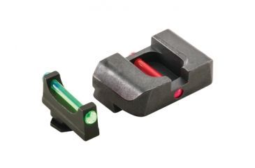 Image of Ameriglo Target Competition Set For Glock 17-39 Green Fiber Front Fiber Red Fiber Rear