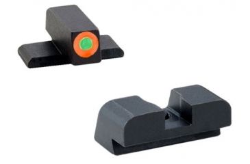 Image of USED AmeriGlo Tritium Sig Set ProGlo ORNG Outline Front, BLK Rear 8 Height Front 8 Rear SG-433, EDEMO1, Condition Parts Only/Salvage, Defective