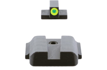 Image of AmeriGlo Tritium Front Black Rear M&amp;P Shield ProGlo Front, LimeLumi Outline SW-543