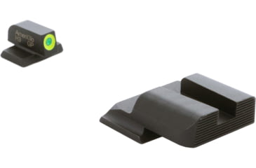 Image of AmeriGlo Tritium Front Black Rear M&amp;P Shield ProGlo Front, LimeLumi Outline SW-543