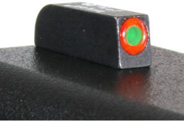 Image of AmeriGlo Tritium Front All Fits Glock Models .220in. Height, std. .140in. wide Pro Glo Front Sight, Orange Circle Outline GL-212-220-OR-C