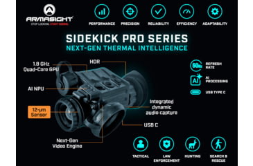 Image of Armasight Sidekick 640 Pro 1-4x19mm Thermal Monocular