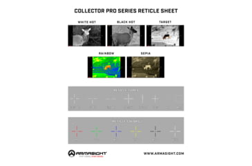 Image of Armasight Collector 640 Pro 1.5-6x25mm Thermal Mini Weapon Sight, 60 Hz, 640x480, Black, TAVT66WN2COLL1P1