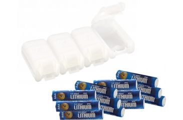 Image of ASP AAA Lithium Batteries 12 Pack and Link Case 3031