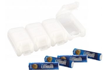 Image of ASP AAA Lithium Batteries 4 Pack and Link Case 53034