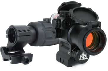Image of EDEMO AT3 Tactical 4x Magnified Red Dot with Laser Sight Kit, Red Dot, Green Laser Sight &amp; 4x Magnifier, LEOS-GRN-4XRDM-KIT, EDEMO1