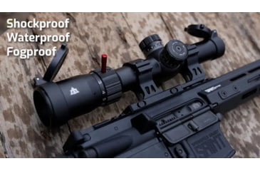 Image of AT3 Tactical Red Tail 1-4x24mm Rifle Scope, 30mm Tube, Second Focal Plane, AT3-RT-NM-1-4x24
