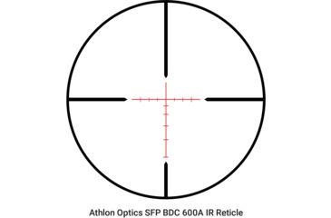 Image of Athlon Optics 2.5-15x50 Rifle Scope, 30mm, Capped, Side Focus, SFP, IR BDC600A