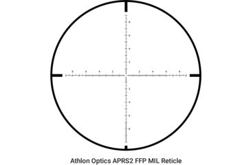 Image of Athlon Optics 4-16x44 Rifle Scope, Direct Dial, Side Focus, 30mm, APRS2 FFP MIL Reticle, Black, 213070