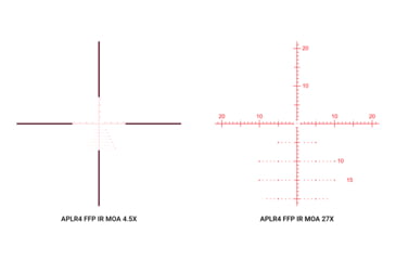 Image of Athlon Optics Ares BTR Gen2 4.5-27x50mm Rifle Scope, 30mm Tube, FFP, APLR4 FFP IR MOA, Matte, Black, 212011