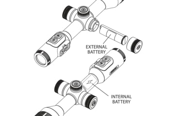 Image of Athlon Optics Cronus ATS 50-400 3.78-15.1x Thermal Scope, 30mm Tube, First Focal Plane, Black, 210131