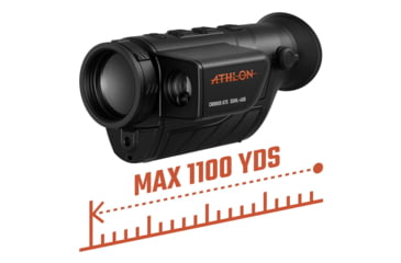Image of Athlon Optics Cronus ATS 35ML-400 2.6-10.4x Thermal Monocular, 35mm Tube, Black, 210134