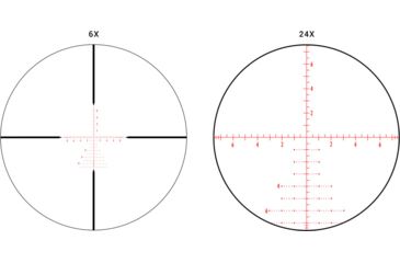 Image of Athlon Optics Helos BTR Rifle Scope, 6-24 x 50, FFP, 30 mm Tube, Illuminated APMR MIL Reticle, Lifetime Warranty
