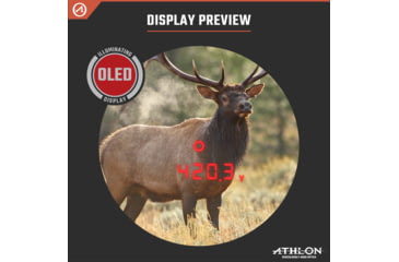 Image of Athlon Optics Midas 1 Mile 6x Rangefinders, Black/Tan, 502005