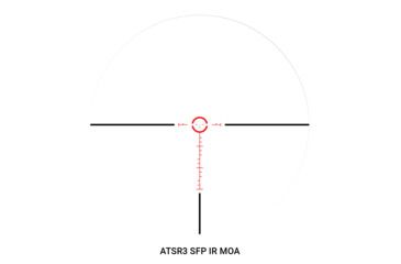 Image of Athlon Optics Midas BTR Gen2 Rifle Scope, 1-6x24mm, 30mm Tube, Second Focal Plane, Illuminated ATSR3 Reticle, Black, 213013