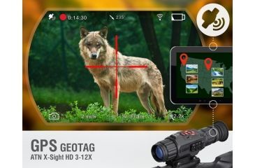 Image of ATN 3-12x X-Sight Night Vision Rifle Scope DGWSXS312A