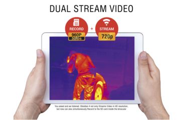 Image of ATN Binox-4T 384-1.25-5x Thermal Binocular, Black / Grey, TIBNBX4381L