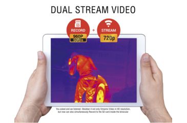 Image of ATN Binox-4T 640-1.5-15x Thermal Rangefinder Binocular, Black / Grey, TIBNBX4642L