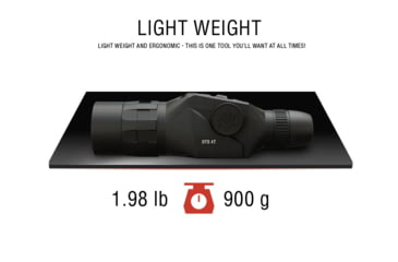 Image of ATN OTS 4T, 7-28x, 384x288, Thermal Viewer w/ Full HD Video rec, WiFi, Smooth zoom, iOS/Android Controlling App, Black, TIMNO4387A