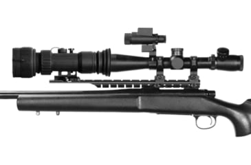 Image of ATN PS28-3WHPT 1x Clip-on Night Vision Rifle Scope, Gen 3, White Phosphor, High-Performance, Auto-Gated/Thin-Filmed, Black, NVDNPS283WHP