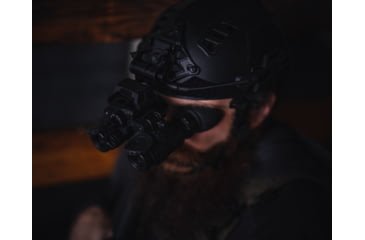 Image of ATN PS31-2 Dual Tube Night Vision Goggle/Binocular BNVD 51 FOV, Gen 2+, 60-64lp/mm - P43 Green Phosphor, Black, NVGOPS3152G