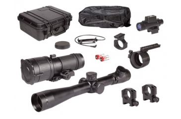 Image of Atn Ps40 Daynight Tactical Kit With Leupold Mark 4 3 5 10x40 Rifle Scope Nvdnps403alt3