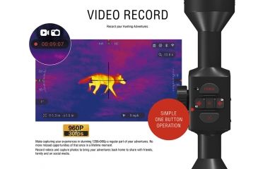 Image of ATN ThOR 4 Thermal Smart HD Rifle Scope, 2-8x25mm, Black, TIWST4382A