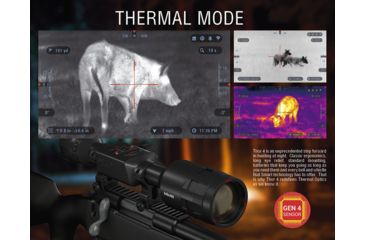 Image of ATN ThOR 4 Thermal Smart HD Rifle Scope, 2-8x25mm, Black, TIWST4382A