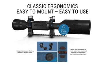 Image of ATN ThOR 4 Thermal Smart HD Rifle Scope, 1.5-15x25mm, Black, TIWST4642A