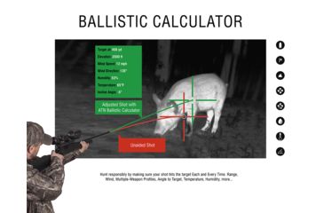 Image of ATN ThOR 4 Thermal Smart HD Rifle Scope, 1.5-15x25mm, Black, TIWST4642A