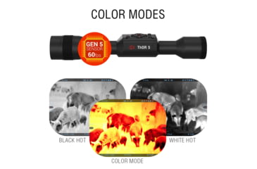 Image of ATN Thor 5 LRF 3-24x 640x480 12 Micron Smart HD Thermal Rifle Scope, 30mm Tube w/ Gen 5 Sensor, Multiple Patterns &amp; Color Options Reticle, Black, TIWST5635LRF