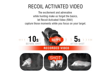 Image of ATN Thor 5 LRF 3-24x 640x480 12 Micron Smart HD Thermal Rifle Scope, 30mm Tube w/ Gen 5 Sensor, Multiple Patterns &amp; Color Options Reticle, Black, TIWST5635LRF