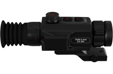 Image of ATN ThOR 6 Mini Compact 3.5-28x35mm Thermal Rifle Scope, 50 Hz, 384x288, Black, TIWST6M335