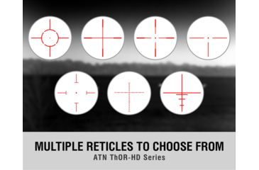 Image of ATN ThOR-HD 1.25-5x Thermal Smart HD Rifle Scope w/WiFi, GPS, 384x288 Sensor, Black, TIWSTH381A