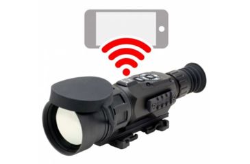 Image of ATN ThOR-HD, 384x288 Sensor, 9-36x Thermal Smart HD Rifle Scope w/WiFi, GPS, Black TIWSTH389A