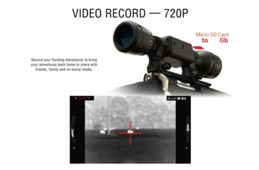 Image of ATN Thor LTV 4-12x Thermal Imaging Rifle Scopes Gen 5, 320x240 w/ Video Recording, Black, TIWSTLTV325X