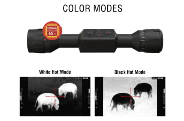 Image of ATN Thor LTV 4-12x Thermal Imaging Rifle Scopes Gen 5, 320x240 w/ Video Recording, Black, TIWSTLTV325X