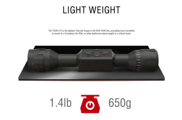Image of ATN Thor LTV 4-12x Thermal Imaging Rifle Scopes Gen 5, 320x240 w/ Video Recording, Black, TIWSTLTV325X