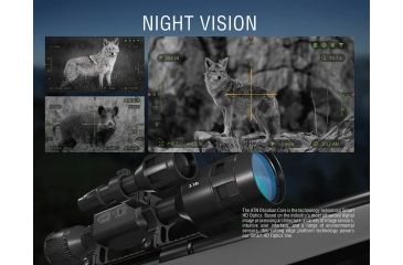 Image of ATN X-Sight-4k, 3-14x, Pro edition Smart Day/Night Hunting Rifle Scope with Full HD Video rec, WiFi, GPS, Smooth zoom and Smartphone controlling thru iOS or Android Apps, Black, DGWSXS3144KP