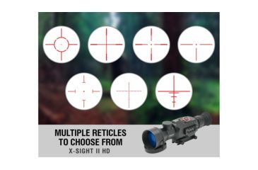 Image of ATN X-Sight II 3-14x Smart Day/Night Rifle Scope w/HD Video, Wi-Fi, GPS, Smartphone Control via App, Black DGWSXS314Z