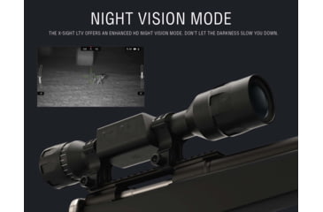 Image of ATN X-Sight LTV Day/Night Hunting Rifle Scope, 5-15x50mm, Multiple Reticles, Black, DGWSXS515LTV