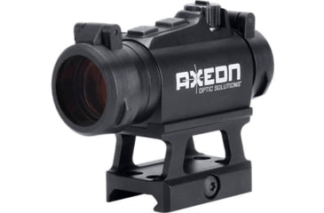 Image of Axeon 2218667 MDSR1 W/Riser 1x 20mm 2 MOA Red Dot Black