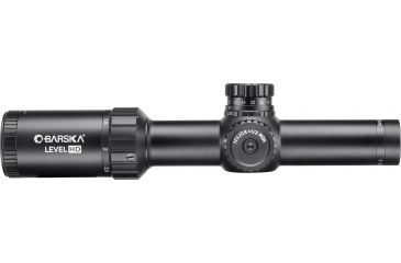 Image of Barska 1-4x24mm Level HD Rifle Scope, Black, Medium AC12798