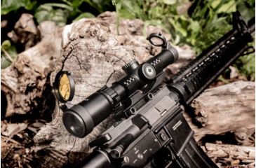 Image of Barska 1-4x24mm Level HD Rifle Scope, Illuminated HRS .223 BDC Reticle, Black, Medium AC12798