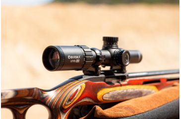 Image of Barska 1-4x24mm Level HD Rifle Scope, Illuminated HRS .223 BDC Reticle, Black, Medium AC12798