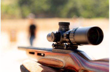 Image of Barska 1-4x24mm Level HD Rifle Scope, Illuminated HRS .223 BDC Reticle, Black, Medium AC12798
